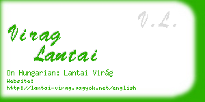 virag lantai business card